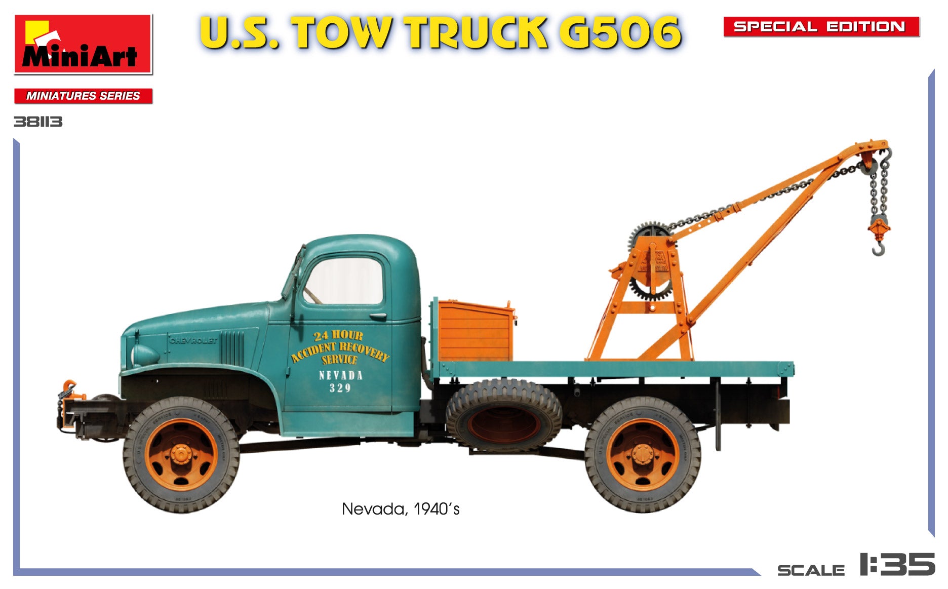 MiniArt 38113 US Tow Truck G506. Special Edition 1/35 – obrázek 3