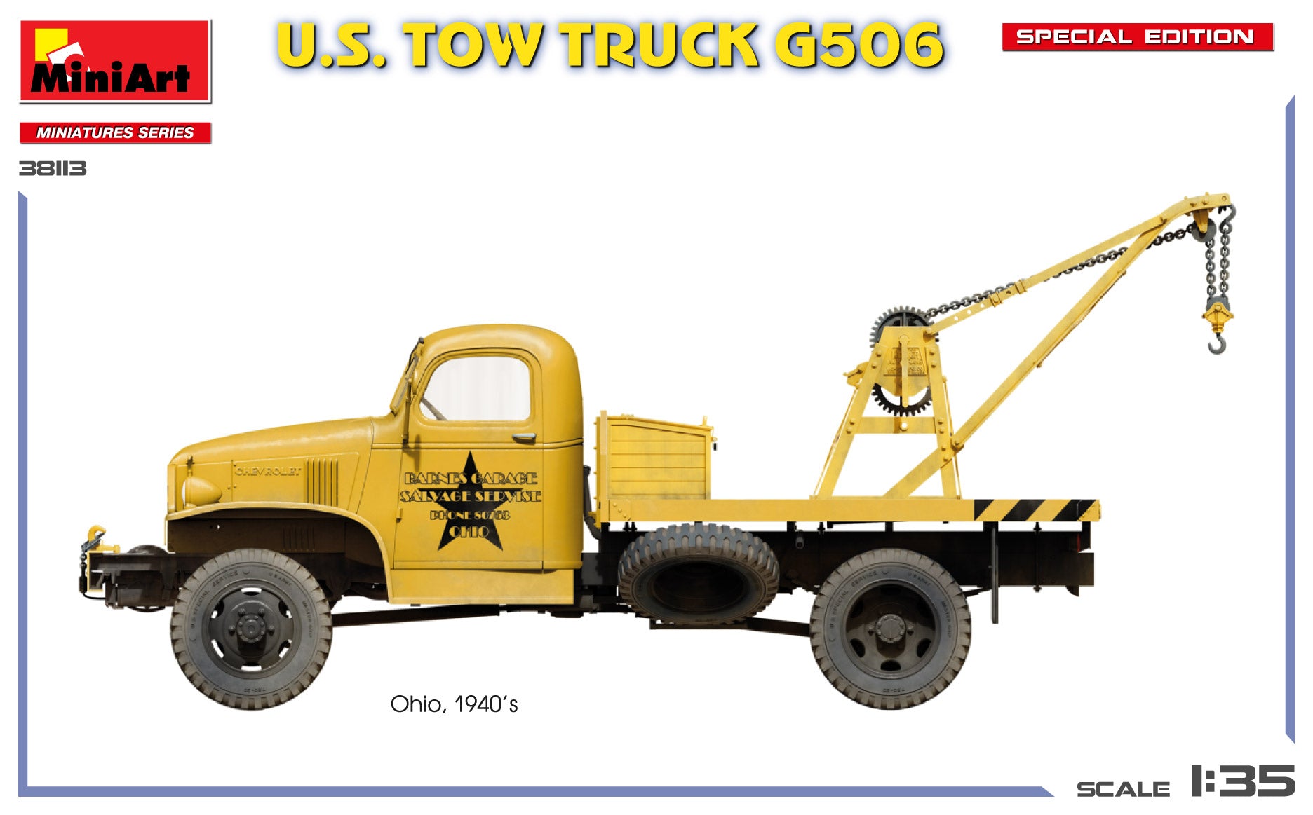 MiniArt 38113 US Tow Truck G506. Special Edition 1/35 – obrázek 4