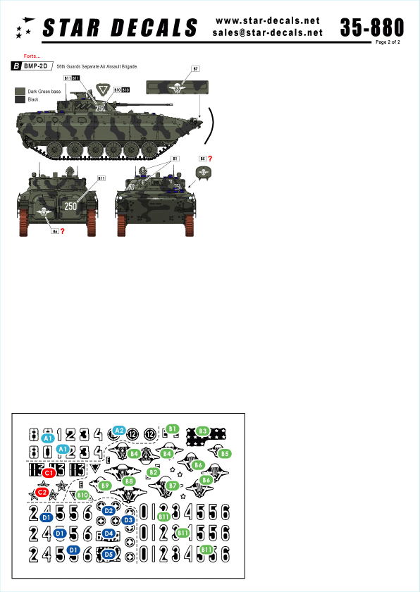 Star Decals 35-880 Soviet in Afghanistan part 4 1/35 – Bild 2