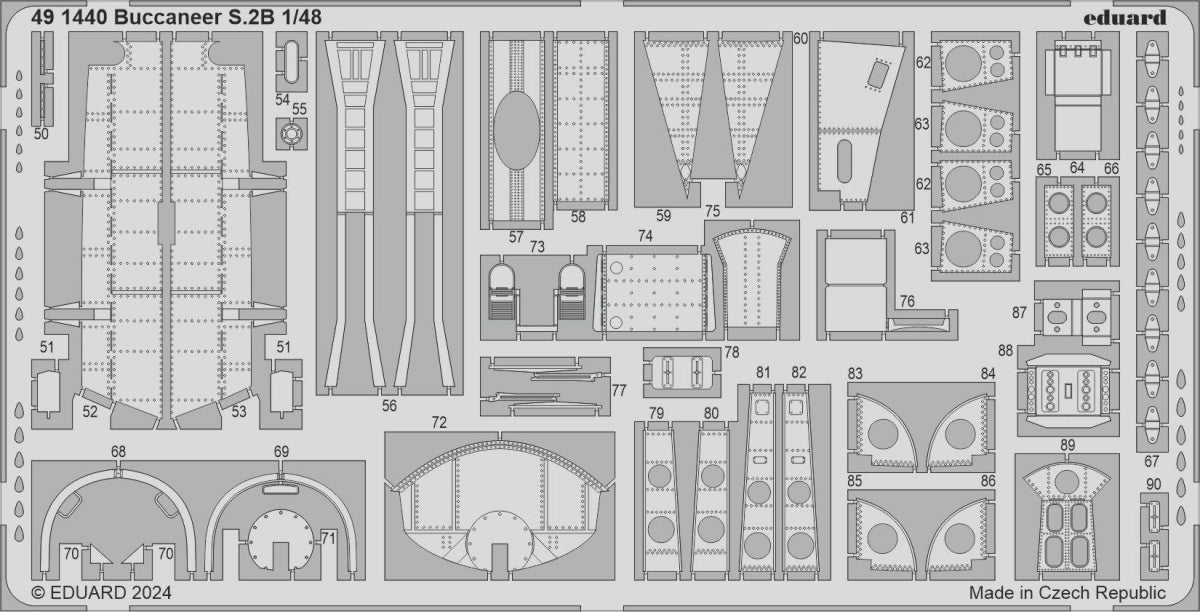 Eduard BIG49414 Buccaneer S.2B AIRFIX 1/48 – imagen 3
