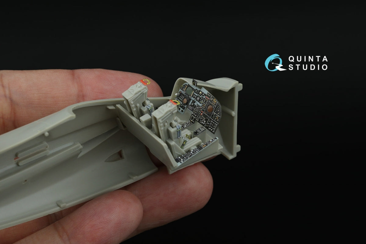 Quinta Studio QD72098 A-6A Intruder 3D-Printed &amp; coloured Interior on decal paper (Fujimi) 1/72