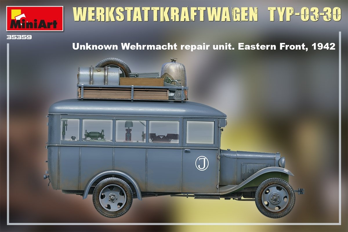 MiniArt 35359 WERKSTATTKRAFTWAGEN TYP-03-30 1/35 – zdjęcie 6