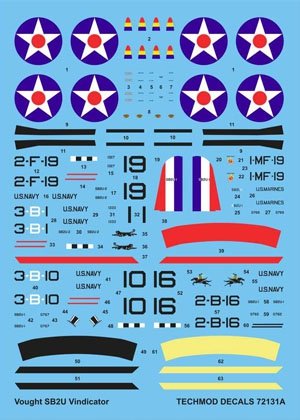 Techmod 72131 - Vought SB2U Vindicator 1/72