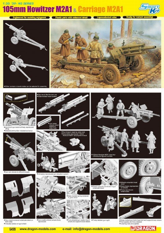 Dragon 6499 Obusier 105 mm M2A1 (1/35)