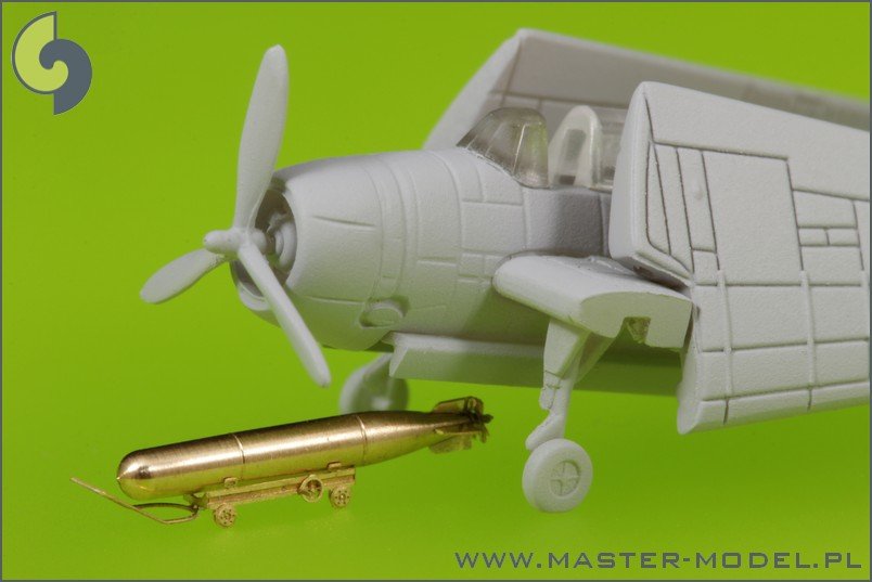 Master SM-350-072 USN Airborne torpedoes Mark 13 (22.4in) with trolleys - early type (10 pcs) – image 3
