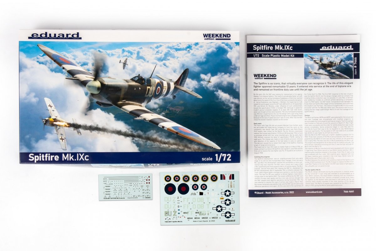 Eduard 7466 Spitfire Mk. IXc 1/72 – imagen 3