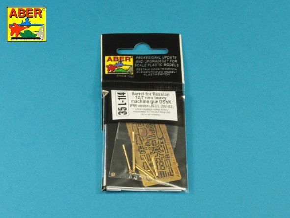 Aber 35L-114 Barrel for Russian 12.7mm heavy machine gun DShK, WWII version (JS-2:; JS-3; JSU-152) (1/35) – image 22