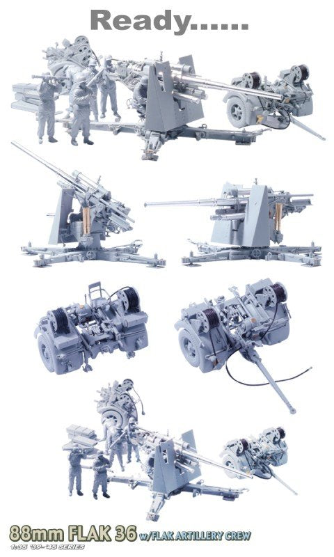 Dragon 6260 88mm Flak 36 1/35 – obrázek 4