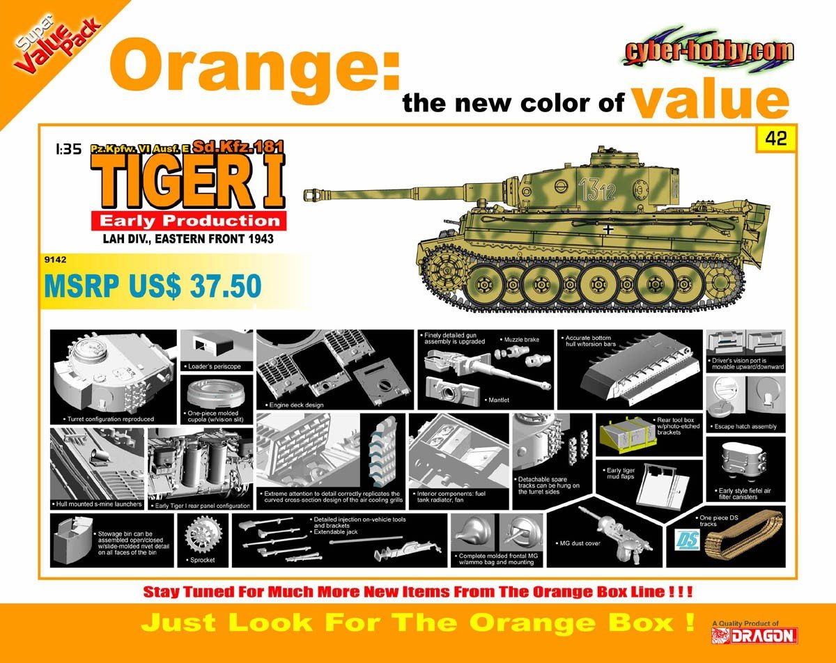 CYBER HOBBY 9142 Pz.Kpfw.VI Ausf.E Tiger I Early (1/35)