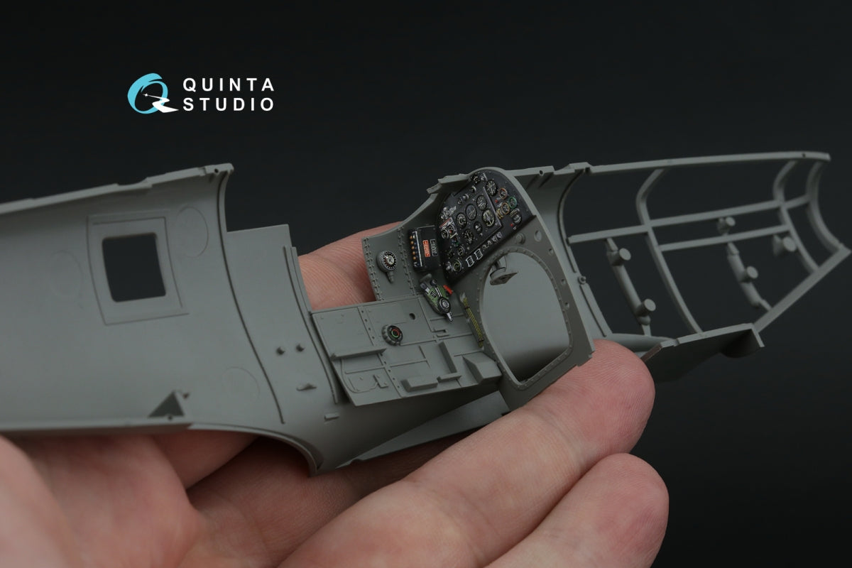 Quinta Studio QD35133 Spitfire Mk. Vb 3D-Printed colored Interior on decal paper (Border model) 1/35 – obrázek 11