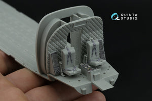 Quinta Studio QD48506 CH-47A 3D-Printed colored Interior on decal paper (Italeri) 1/48 – Bild 8