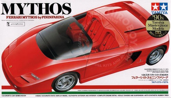 Tamiya 24104 Ferrari Mythos by Pininfarina 1/24