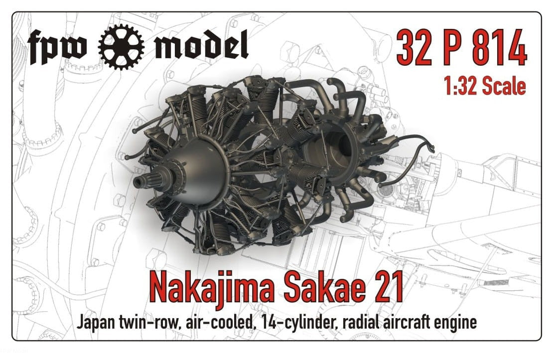 FPW Modèle 32P814 Nakajima Sakae 21 1/32