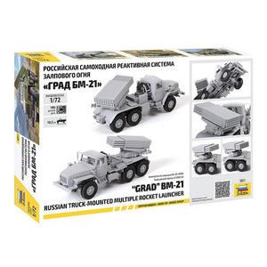 Zvezda 5051 BM-21 GRAD 1 ROCKET LAUNCHER 1/72 – obrázek 2