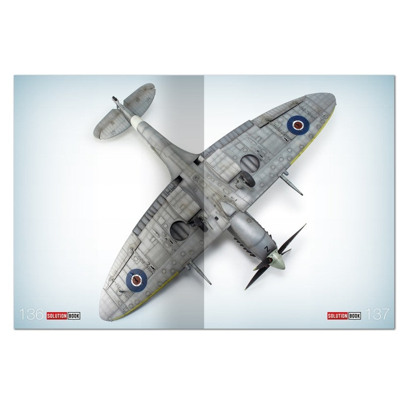 AMMO by Mig Jimenez 6536 SOLUTION BOOK 34 - BLACK EDITION - How to Paint Late WWII RAF Aircraft (Multilingual)
