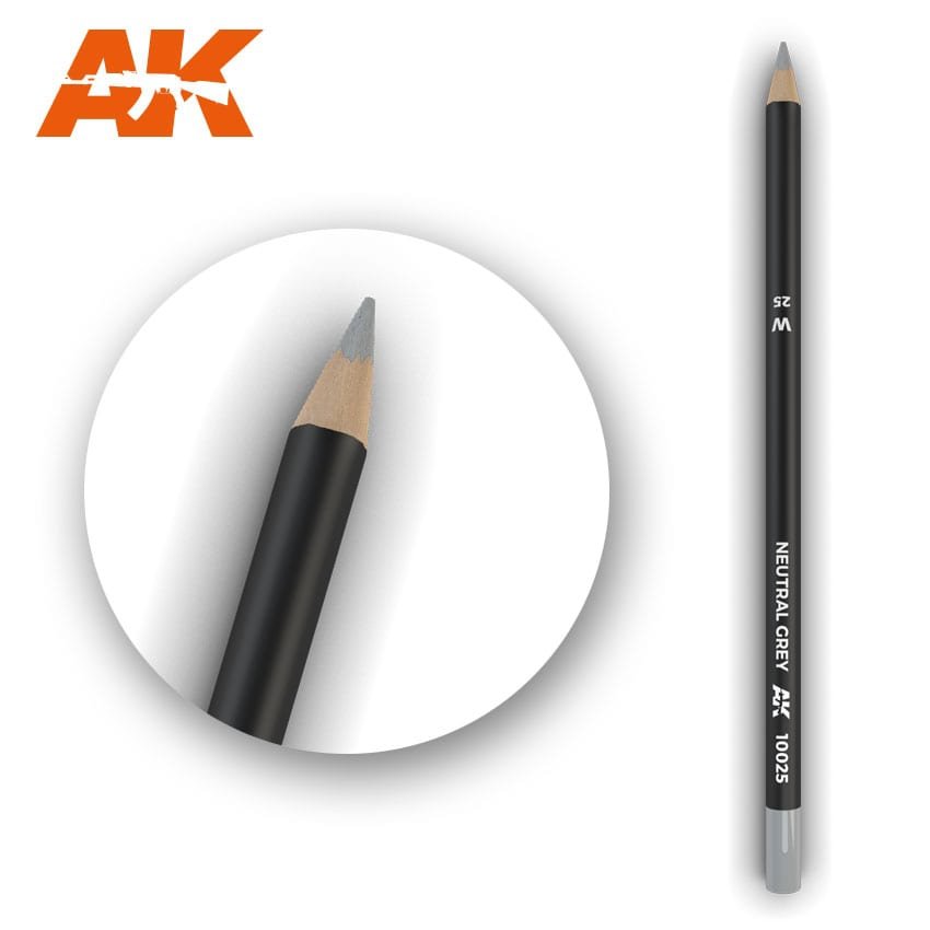 AK Interactive AK10025 Watercolor Pencil NEUTRAL GRAY