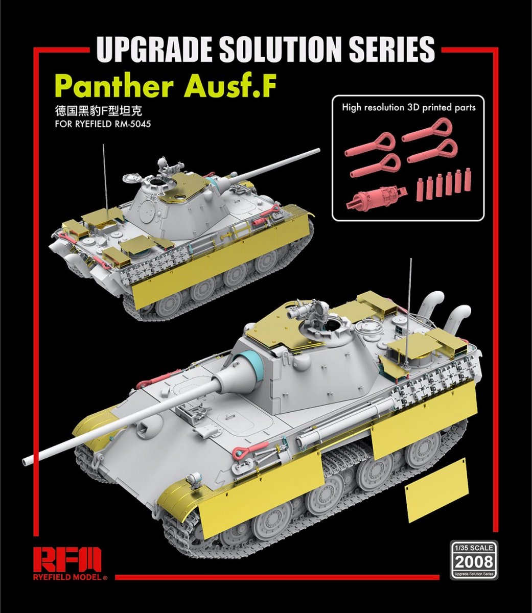 Rye Field Model 5045 German Medium Tank Sd.Kfz.171 Panther Ausf. F w/ workable track 1/35 – Bild 2