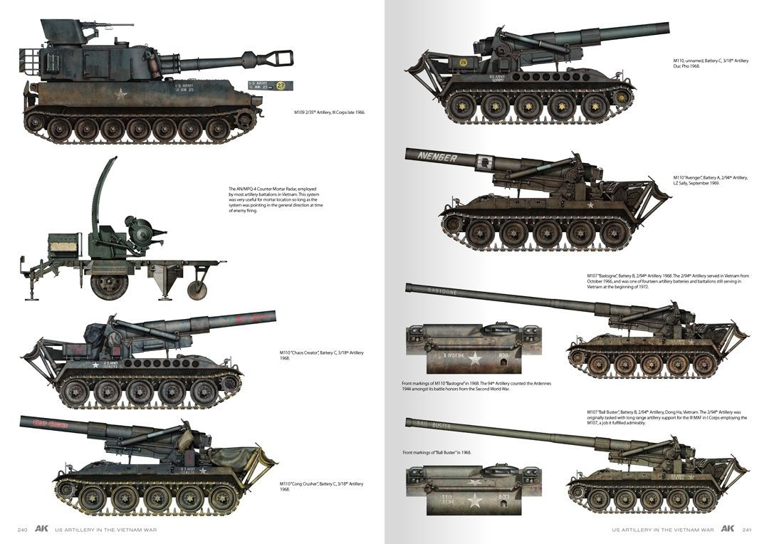 AK Interactive AK130007 AMERICAN ARTILLERY IN VIETNAM EN – Bild 18