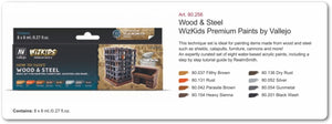 Vallejo 80256 Wizkids Wood &amp;amp; Steel Set 8x8ml – image 2