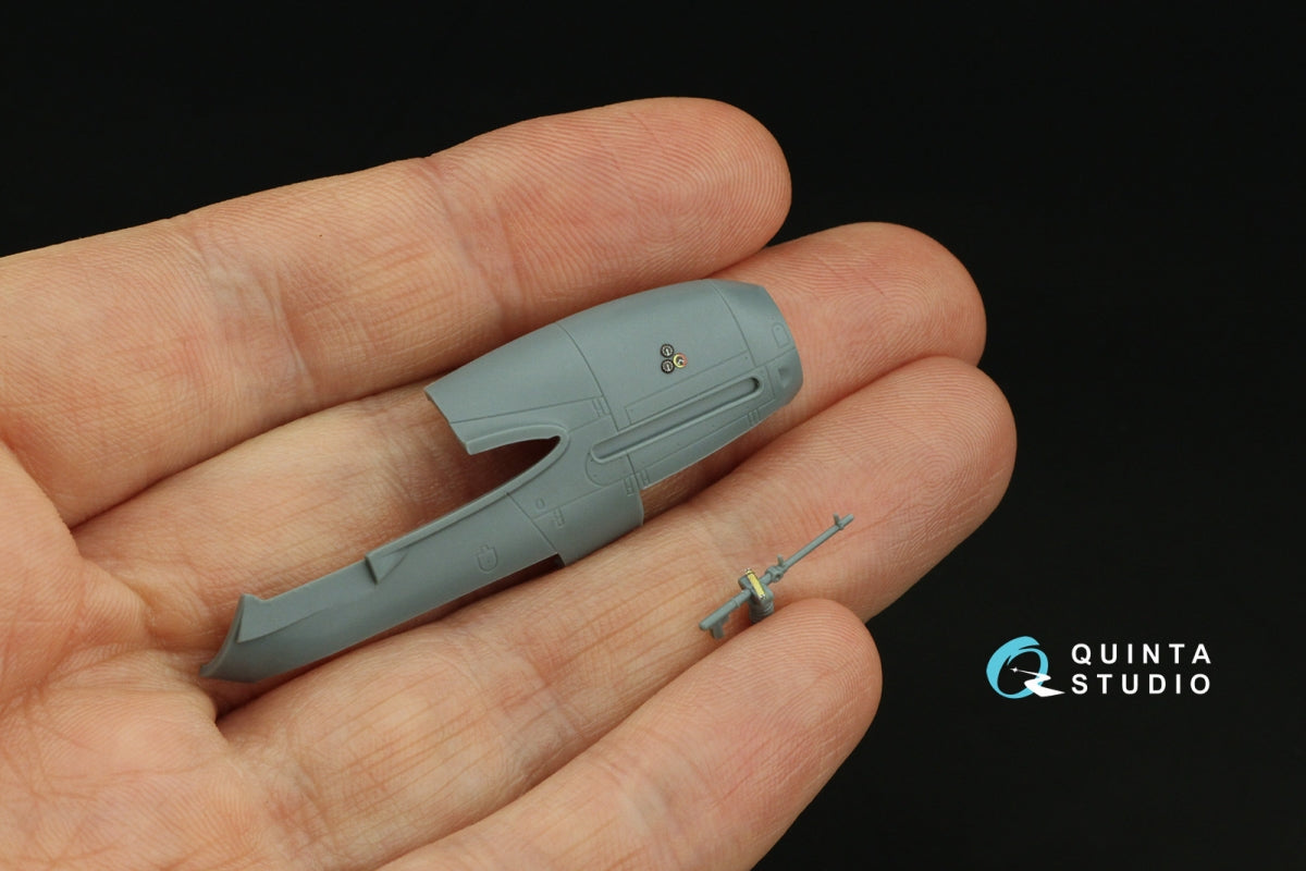 Quinta Studio QD72179 Bf 110C/D/E 3D-Printed &amp;amp; colored Interior on decal paper (Eduard) 1/72 – image 10