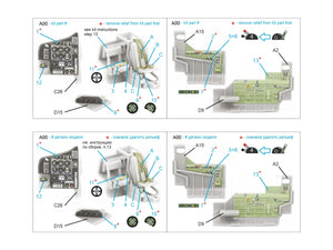 Quinta Studio QD72211 Bristol Blenheim Mk.IV 3D-Printed &amp;amp; colored Interior on decal paper (Airfix) 1/72 – immagine 11