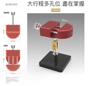 Border Model BD0099 Metal Universal Vise - Red – zdjęcie 2