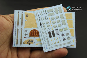 Quinta Studio QD32071 Albatros D.III OAW 3D-Printed &amp;amp; colored Interior on decal paper (for Roden kit) 1/32 – immagine 2
