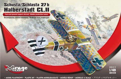 Mirage Hobby 481308 Schusta/Schlasta 27b Halberstadt CL.II,Middle production batch 1/48
