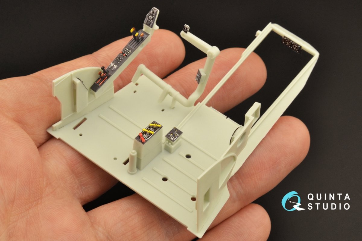 Quinta Studio QDS-32125 He 111 P/H 3D-Printed &amp;amp; colored Interior on decal paper (Revell/ProModeler) (small version) 1/32 – image 10