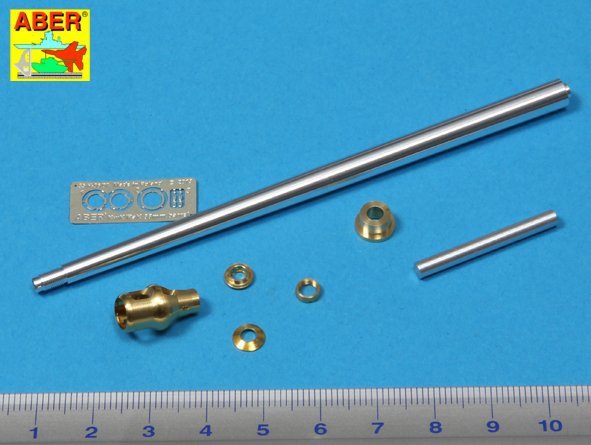 Aber 35L-014N 88 mm Pak 43/1 L/71 Barrel for German Tank Destroyer Ferdinand or Elefant 1/35 – imagen 2