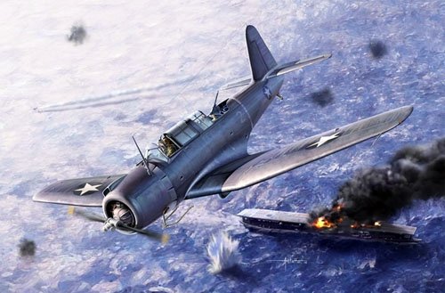 Academy 12324 USN SB2U-3 Vindicator - Battle of Midway 1/48 – image 2