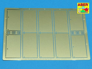 Aber 35A028 Side skirts for Panther Ausf.G and Jagdpanther