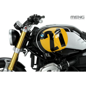 Meng Model MT-003u BMW R nineT Option 719 Black Storm Metallic Vintage Pre-colored Edition 1/9 – obrázek 3