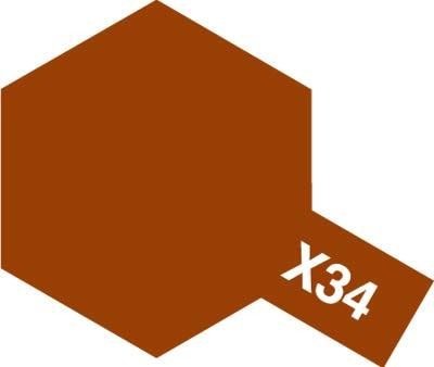 Tamiya X-34 Metallic Brown (81534) Acrylic paint 10ml – obrázek 2