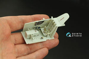 Quinta Studio QD32163 Bf 109G-2/4 3D-Printed &amp;amp; colored Interior on decal paper (Revell) 1/32 – Bild 7