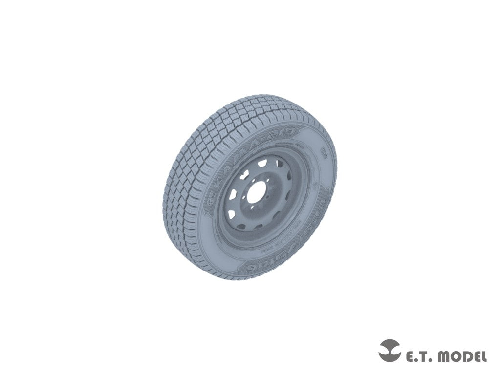ET Model P35-115 Russian UAZ 3909 Military Van Sagged wheels For ZVEZDA 3644 1/35 – obrázek 3