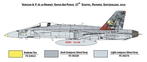 Italeri 1429 F/A-18 HORNET Swiss Air Force - Royal Australian Air Force 1/72 – image 2