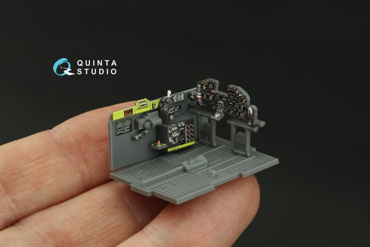 Quinta Studio QD48443 P-47B Thunderbolt 3D-Printed colored Interior on decal paper (Dora Wings) 1/48 – imagen 9