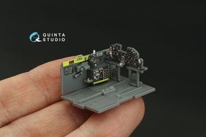 Quinta Studio QD48443 P-47B Thunderbolt 3D-Printed colored Interior on decal paper (Dora Wings) 1/48 – imagen 9