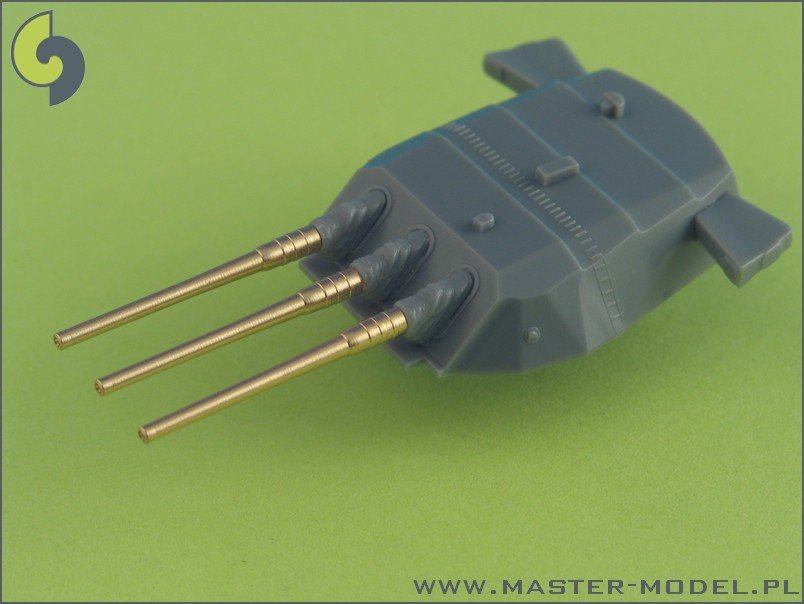Master SM-700-005 IJN 46cm/45 (18.1in)Type 94 barrels (9 pcs) - Yamato, Musashi – image 2