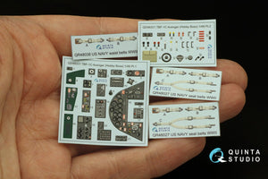 Quinta Studio QD48351 TBF-1C 3D-Printed &amp;amp; colored Interior on decal paper (Hobby Boss) 1/48 – obrázek 2