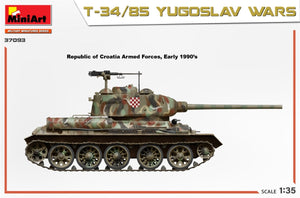 MiniArt 37093 T-34/85 YUGOSLAV WARS 1/35 – immagine 5