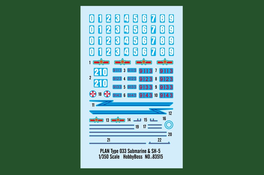 Hobby Boss 83515 PLA Navy Type 033 Romeo Class 1/350 – image 3