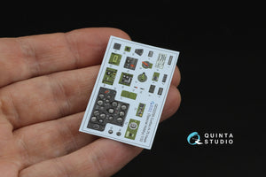Quinta Studio QD32255 Curtiss H-75 Hawk 3D-Printed &amp;amp; colored Interior on decal paper (Special Hobby) 1/32 – imagen 4