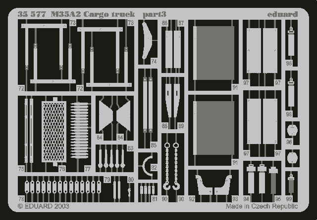Eduard 35577 M-35A2 Cargo Truck (AFV CLUB) 1/35 – image 3