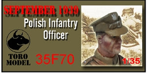 Toro 35F70 Wrzesień 1939 - Oficer piechoty Figurka wraz z kalkomanią 1/35