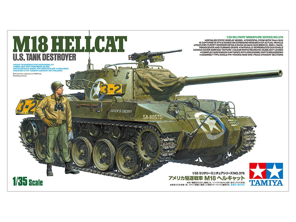 Tamiya 35376 US Tank Destroyer M18 Hellcat 1/35 – Bild 2