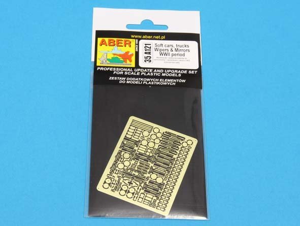 Aber 35A121 Soft cars, trucks wipers &amp;amp; mirrors WWII period (1/35) – image 4