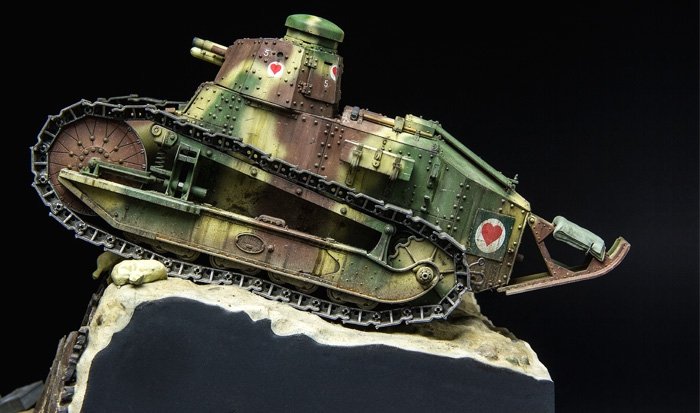 Meng Model TS-011 FRENCH FT-17 LIGHT TANK (RIVETED TURRET) 1/35 – Bild 3