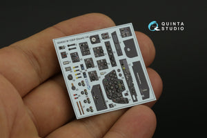 Quinta Studio QD48301 Bf 110E/F 3D-Printed &amp;amp; colored Interior on decal paper (Eduard) 1/48 – obrázek 12